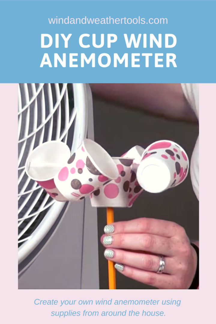 How to Make a Cup Anemometer (DIY Paper Cup Anemometer) Video Wind