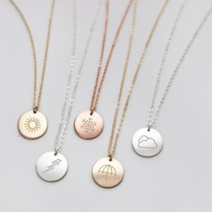 Weather Necklace Gift Idea